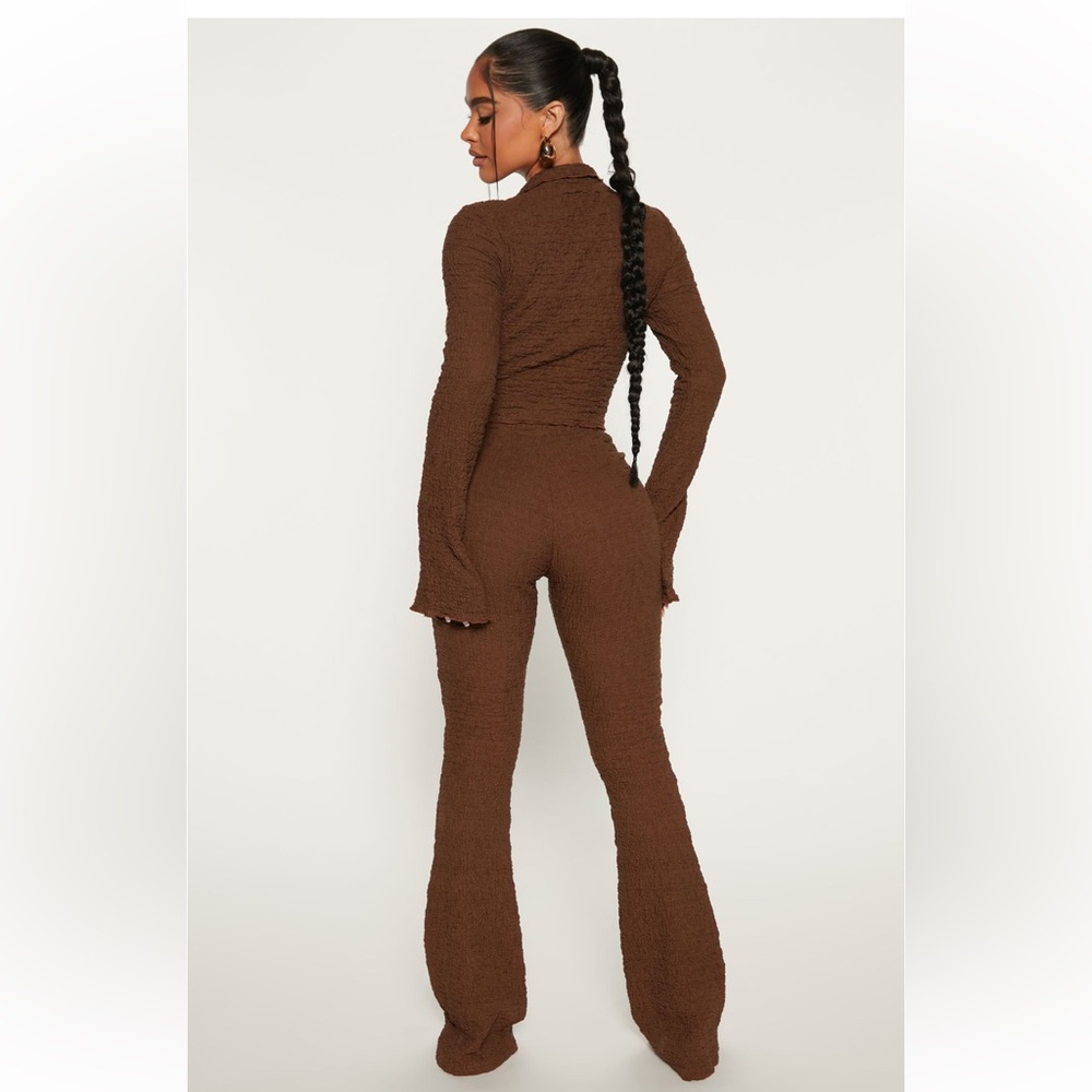 Textured pants set - Picture 2 of 6